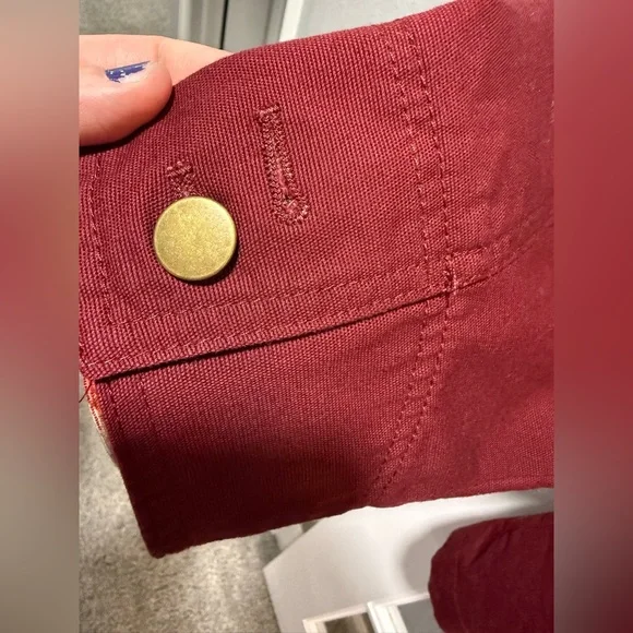 Pendleton Womens Crimson Canvas Coat - Picture 8 of 13